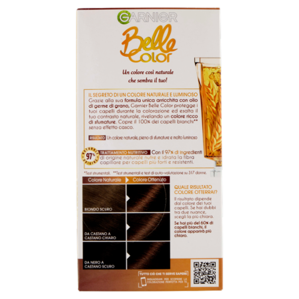 Garnier Belle Color Colorazione Permanente 22 Castano Naturale 4