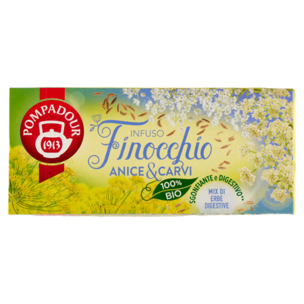 Pompadour Infuso Finocchio Anice & Carvi 18 x 2,25 g