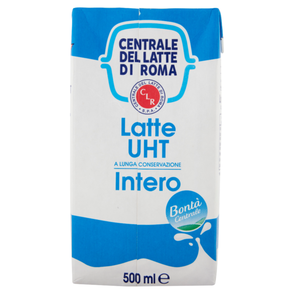 Centrale del Latte di Roma Latte UHT a Lunga Conservazione Intero 500 ml