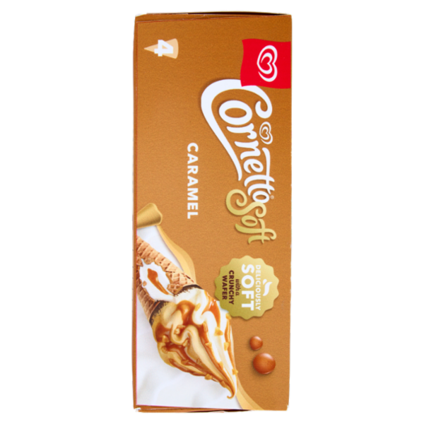 Cornetto Soft Caramel 4 x 79 g