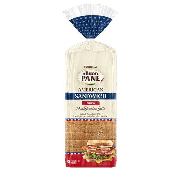 Il Buon Pane American Sandwich Bianco 750 g