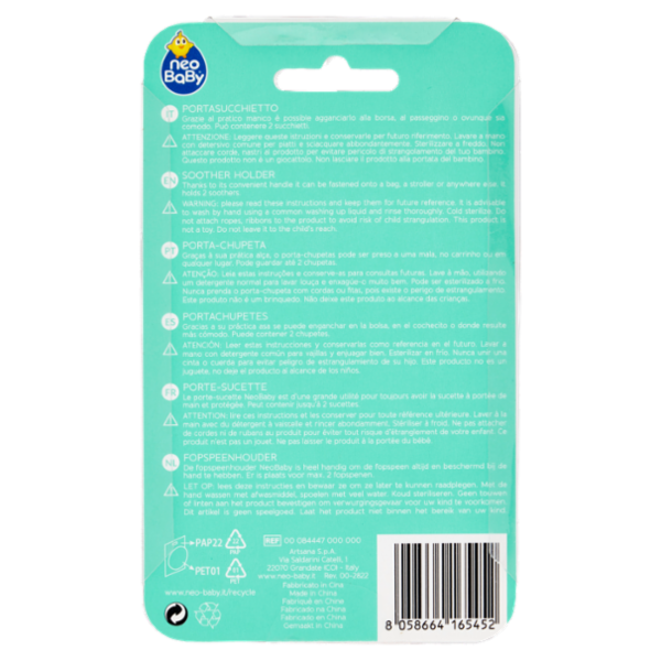 neo Baby Portasucchietto Arancio 0m+