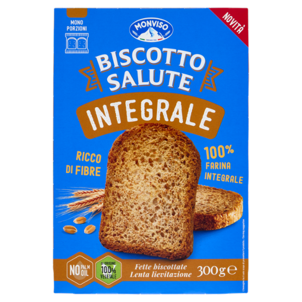 Monviso Biscotto Salute Integrale Fette biscottate 300 g