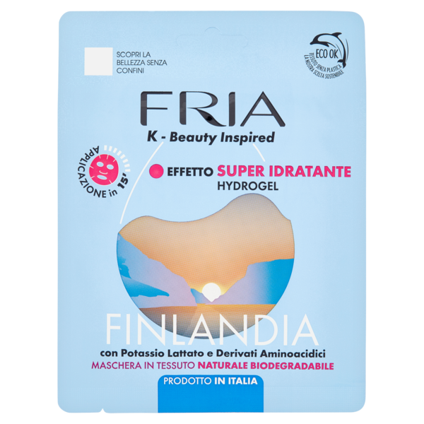 Fria Maschera Viso Monofase Finlandia Super Idratante Hydrogel