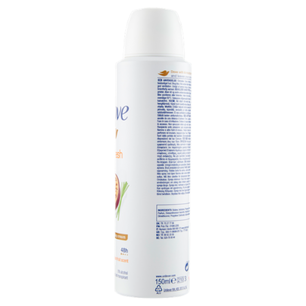 Dove go fresh passin fruit scent anti-perspirant 150 ml