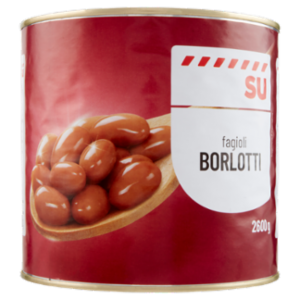 Sù Fagioli Borlotti Lessati 2600 g