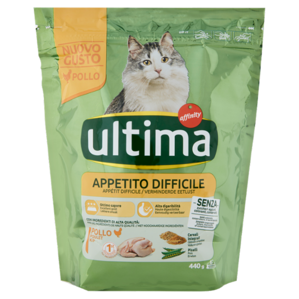 ultima Cat Appetito Difficile Pollo 440 g