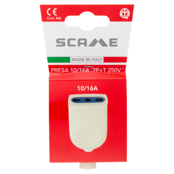 Scame Presa 10/16A 2P+T 250V