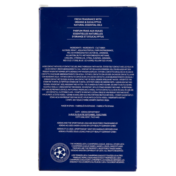 adidas UEFA Champions League Star After-Shave 100 mL