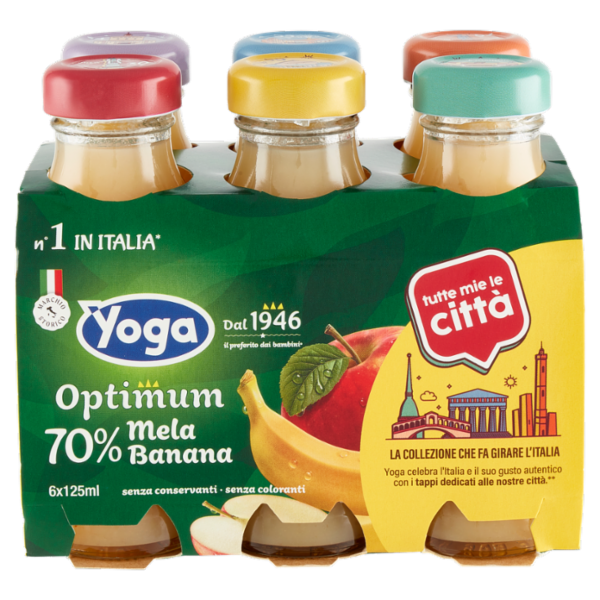Yoga Optimum 70% Mela Banana 6 x 125 ml