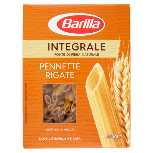 Barilla Pasta Integrale Penne Rigate 100% grano italiano 500 g