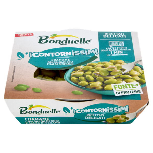 Bonduelle i Contornissimi Ricettati Delicati Edamame con Salsa di Soia e Salsa di Sesamo 120 g