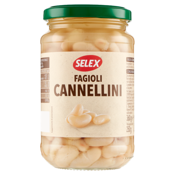 Selex Fagioli Cannellini Lessati 360 g