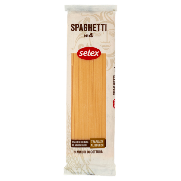 Selex Pasta di Semola Trafilata al Bronzo Spaghetti 500 g