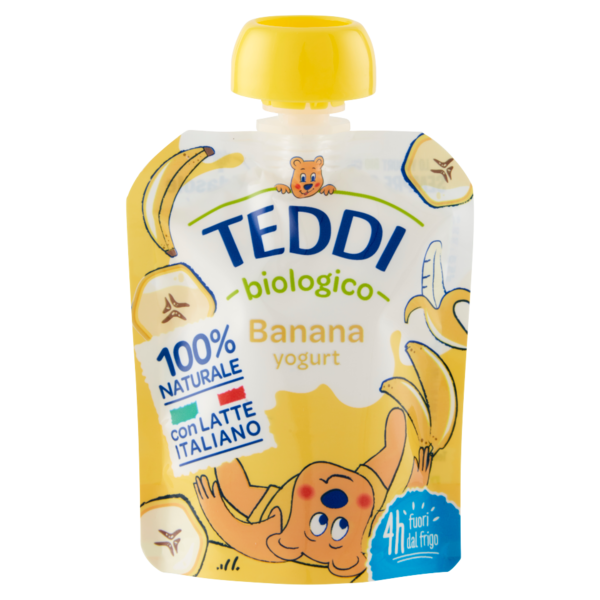 Teddi biologico Banana yogurt 85 g