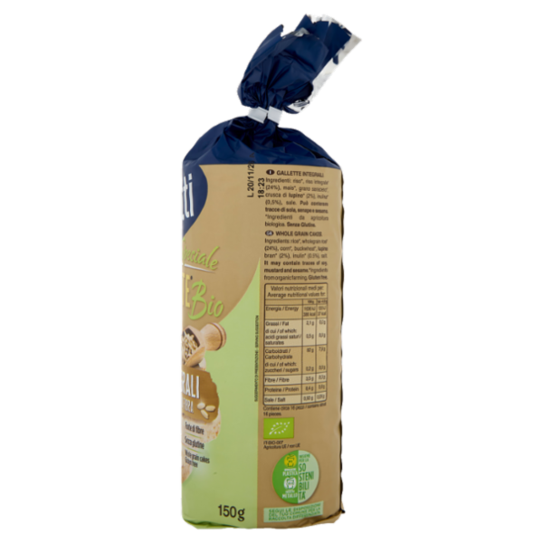 Riso Scotti Selezione Speciale Risette Bio Integrali Fibra Più Fibra 150 g
