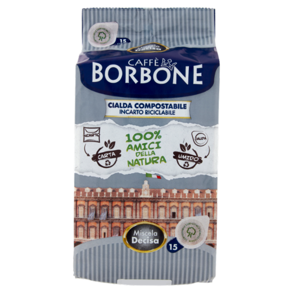 Caffè Borbone Miscela Decisa Cialda Compostabile 15 x 7,2 g