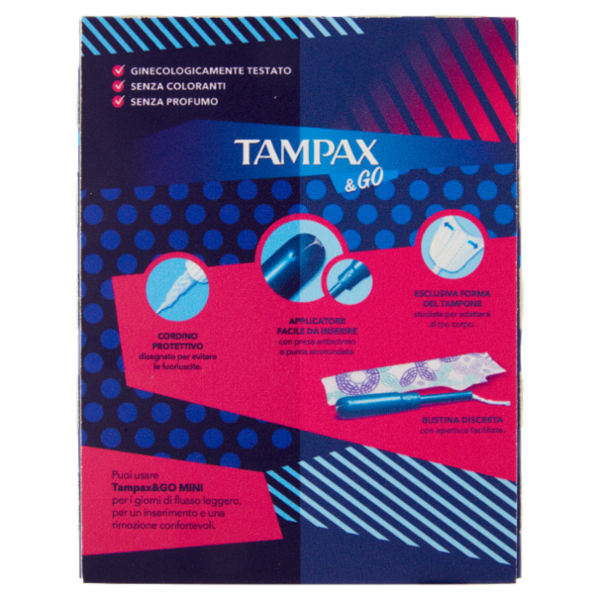 Tampax & Go Mini 18 pz