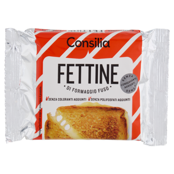 Consilia Fettine di Formaggio Fuso 8 Fette 200 g