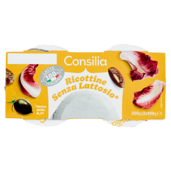 Consilia Ricotta Senza Lattosio 2x100 g