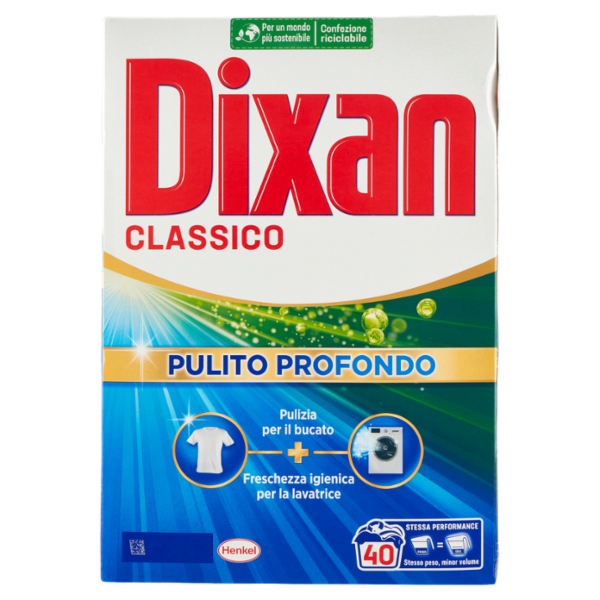 DIXAN Polvere Classico 40 lavaggi 2,200 kg
