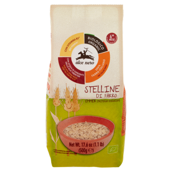 alce nero Stelline di Farro 500 g