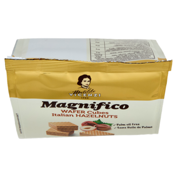 Matilde Vicenzi Magnifico Wafer a Cubetti alle nocciole italiane 125 g