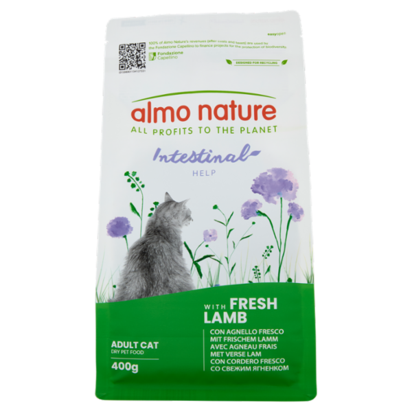 almo nature Intestinal Help Adult Cat con Agnello Fresco 400 g