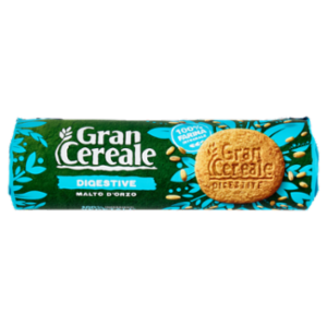 Gran Cereale Biscotti Gran Cereale Digestive Biscotti Malto D'Orzo Tubo 250g
