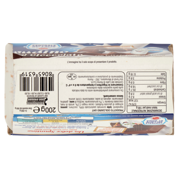 Centrale del Latte di Roma Budino al Cioccolato 2 x 100 g