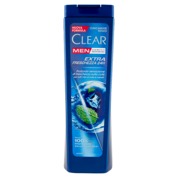 Clear Men Shampoo Antiforfora Extra Freschezza 24H 225 ml