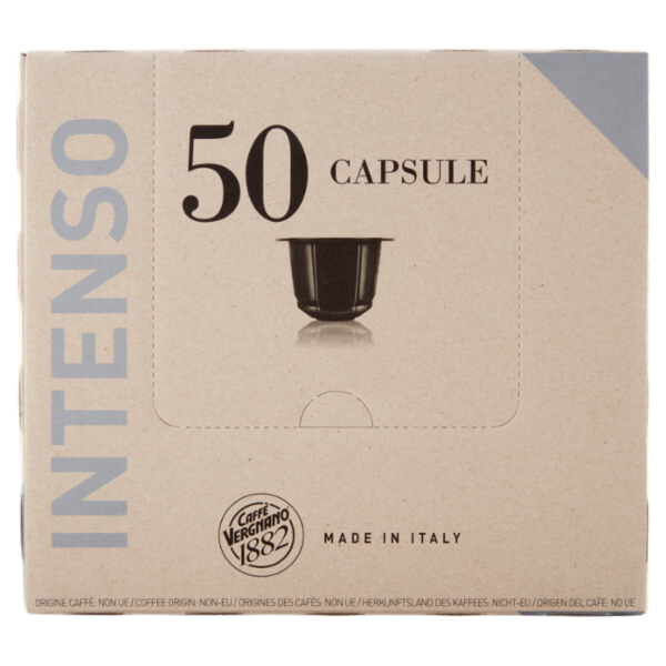 Caffè Vergnano 1882 Intenso Capsule 50 x 5 g
