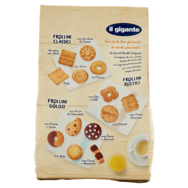 IL GIGANTE Frollini Golosi con Gocce di Cioccolato 500 g