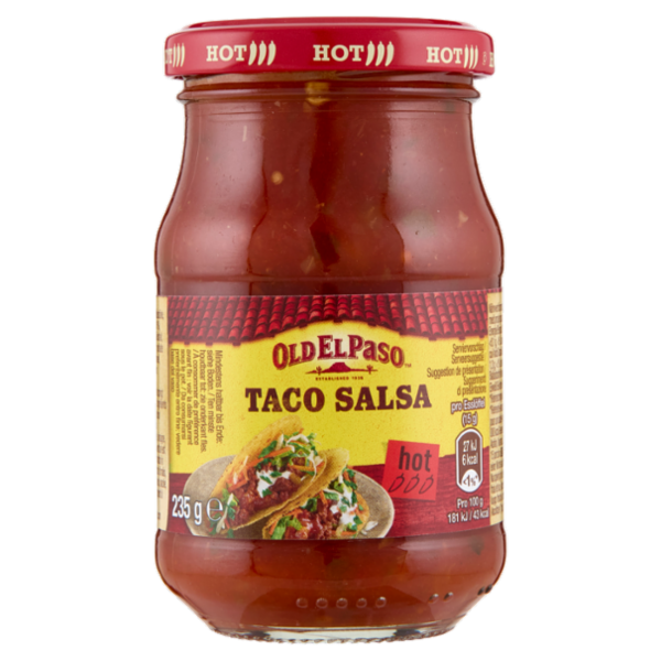 Old El Paso Taco Salsa hot 235 g