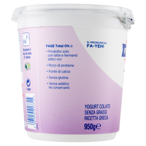 Fage Total 0% Grassi 950 g