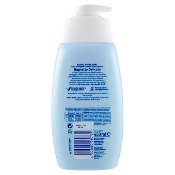 Nivea Baby Bagnetto Delicato 450 ml