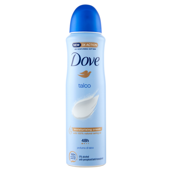 Dove talco profumo di talco anti-perspirant 150 ml