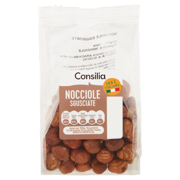 Consilia Frutta Secca Nocciole Sgusciate 100 g