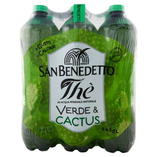 San Benedetto Thè Verde & Cactus 6 x 1,5 L