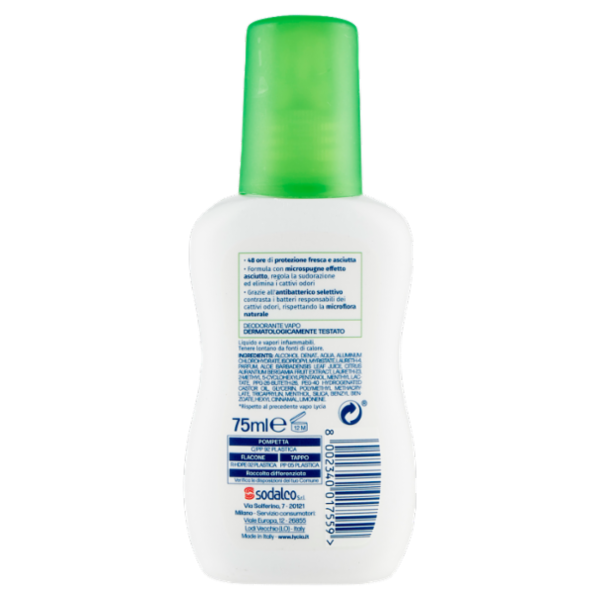 Lycia Deodorante Vapo fresh energy 75 ml