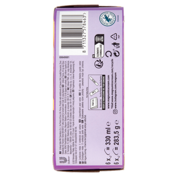 Magnum mini Double Caramel Chocolate 6 x 47,5 g