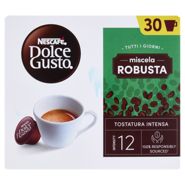 NESCAFÉ DOLCE GUSTO Miscela Robusta Caffè Espresso 30 Capsule 195g