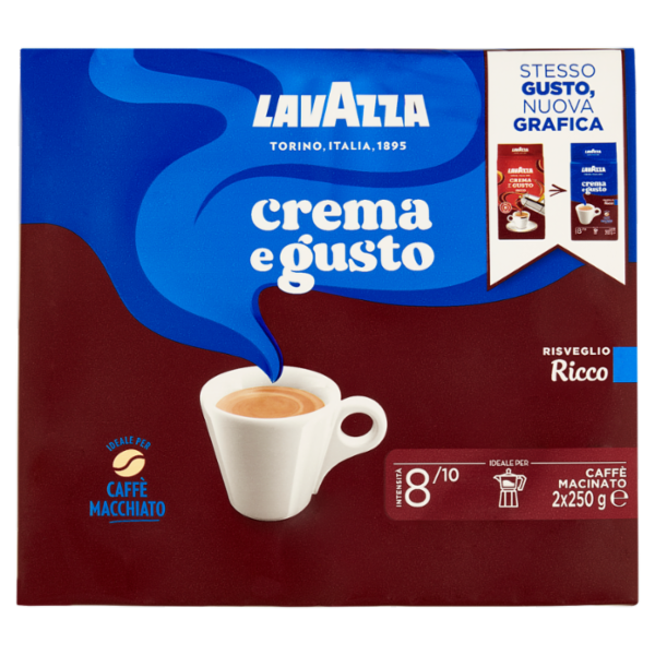 Lavazza crema e gusto Caffè Macinato 2 x 250 g