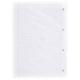 Selex Ricambio Bianco Quaxima Formato A4 80 Fogli Rinforzati 80 g Quadretti 5 mm con Margine