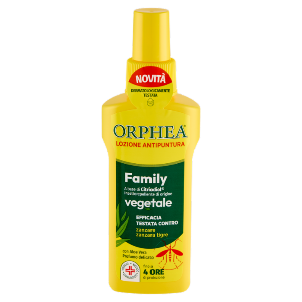 Orphea Lozione Antipuntura Family vegetale 100 ml