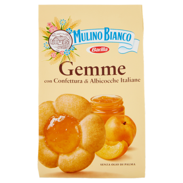 Mulino Bianco Gemme Biscotti con Confettura di Albicocche Italiane 200g