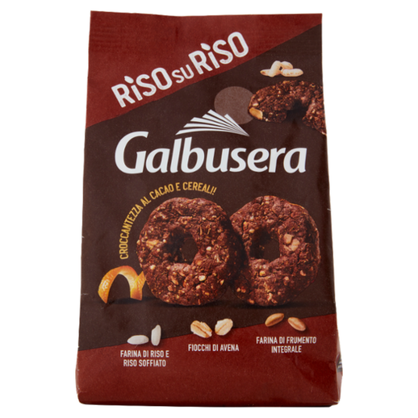 Galbusera RisosuRiso Croccantezza al Cacao e Cereali! 290 g