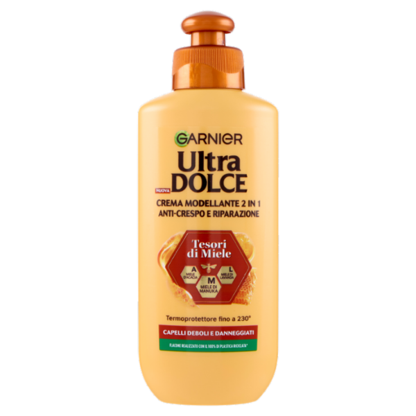 Garnier Ultra Dolce Crema Modellante 2 in 1 Tesori di Miele 200 ml