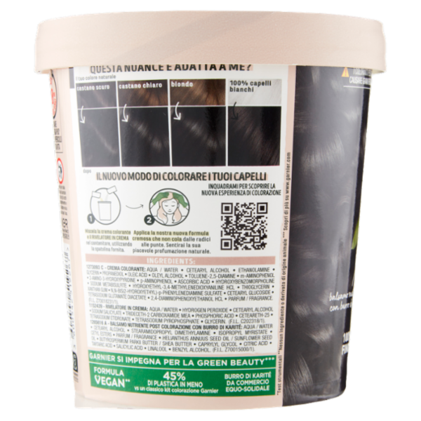 Garnier GOOD 3.0 Castano Cioccolato Fondente, colorazione permanente senza ammoniaca