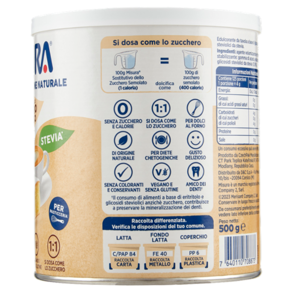 Misura Stevia* 500 g